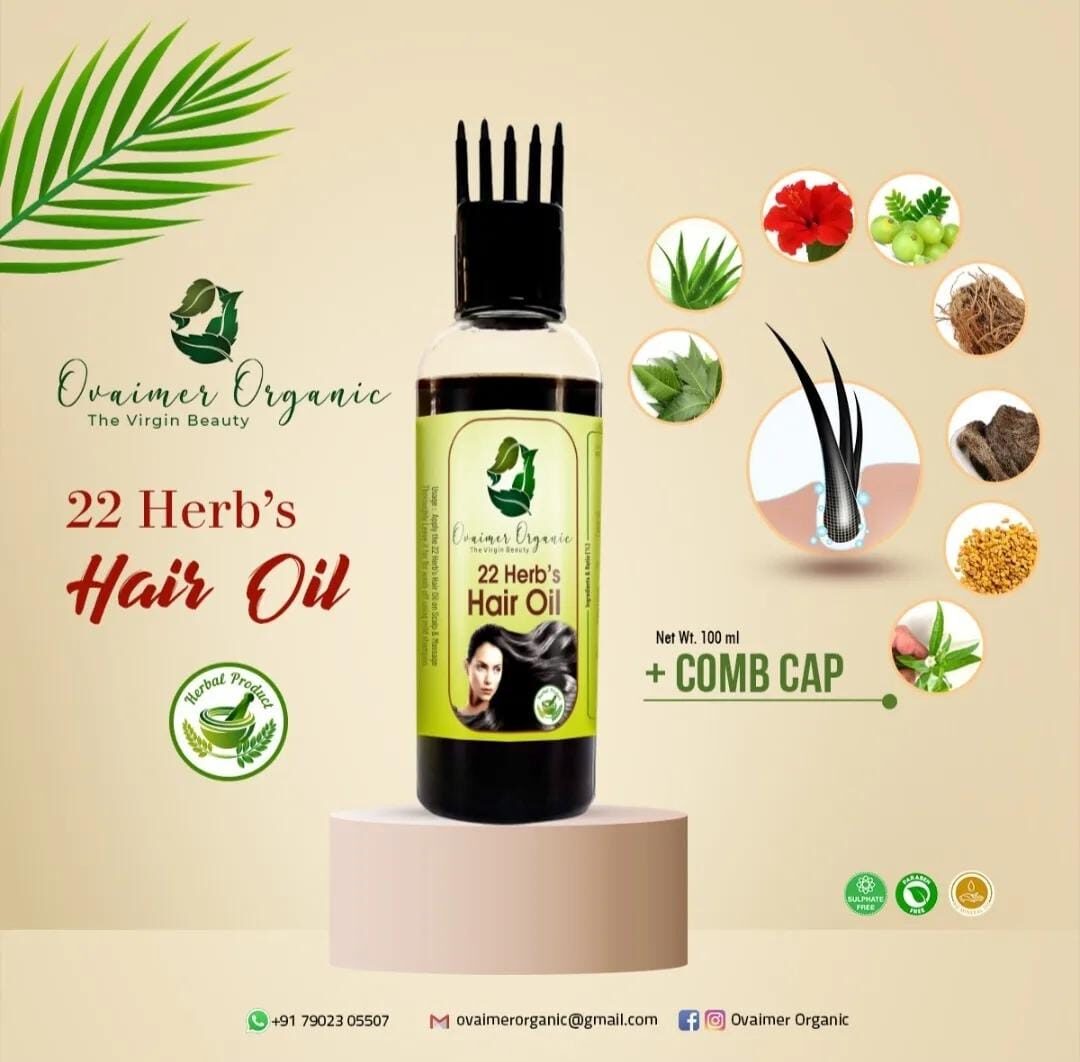 22 Herbs Total Repair Hair Oil