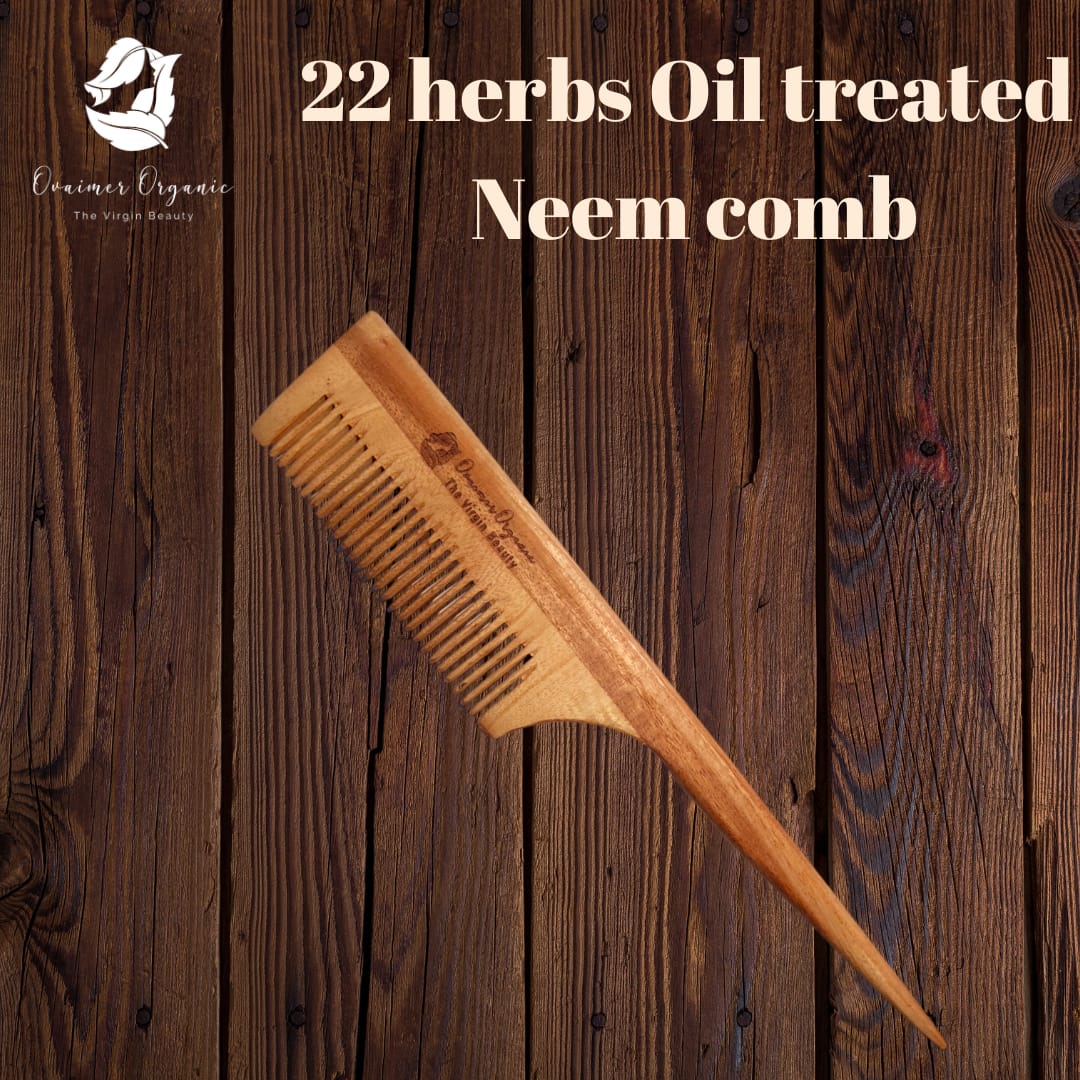 22 Herbs Oil Treated Neem Comb