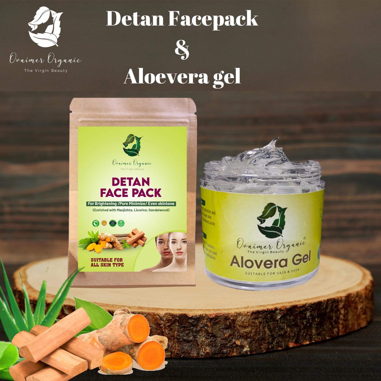 Detan Facepack & Aloevera Gel Offers